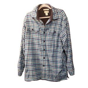 L.L. Bean Men's Flannel Fleece-Lined Shirt
